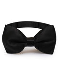 Solid Black Formal Bow Tie Set - SANZ Australia