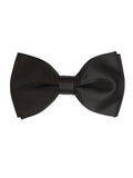 Solid Black Formal Bow Tie Set - SANZ Australia
