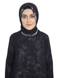 Premium Black Double Layer Abaya - SANZ Australia