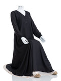 Black-Double-Layer-Premium-Abaya - SANZ Australia