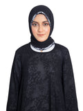 Black Double-Layer Premium Abaya - SANZ Australia