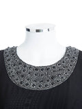 Black Double Layer Premium Kaftan - SANZ Australia