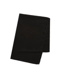 Solid Black Korean Chiffon Scarf - SANZ Australia