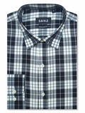 Black Large Check Casual Shirt - SANZ Australia
