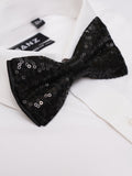 Black Sequin Party Bow Tie Set - SANZ Australia