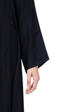 Black Single Layer Premium Abaya - SANZ Australia