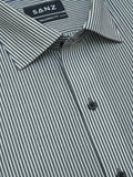 Charcoal Stripe Business Shirt - SANZ Australia