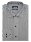 Charcoal Stripe Business Shirt - SANZ Australia
