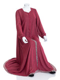 Crimson Double Layer Premium Abaya - SANZ Australia