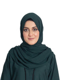Forest Green Korean Chiffon Scarf - SANZ Australia
