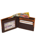 Leather Wallet Bifold Tan - Brown - SANZ Australia