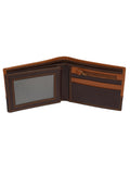 Leather Wallet Bifold Tan - Brown - SANZ Australia