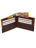Leather Wallet Bifold Tan - Brown - SANZ Australia