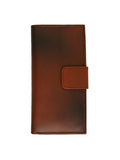 Long Leather Wallet Bifold Antique Tan - SANZ Australia
