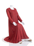 Madrid Red Double Layer Premium Abaya - SANZ Australia