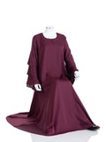 Magenta Single Layer Premium Abaya - SANZ Australia