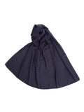 Midnight Blue Classic Chiffon Scarf - SANZ Australia