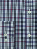 Mulberry-Black Check Casual Shirt - Sanz Australia
