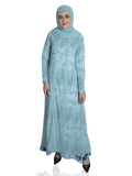 Pastel Green Double Layer Premium Abaya - SANZ Australia