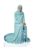Pastel Green Double Layer Premium Abaya - SANZ Australia