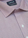 Pastel Pink Dot Business Shirt - SANZ Australia