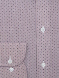 Pastel Pink Dot Business Shirt - SANZ Australia