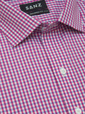 Pink Check Classic Business Shirt - SANZ Australia