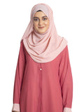Pink Double Layer Premium Abaya - SANZ Australia