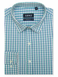 Soft Green Stripe Casual Shirt - SANZ Australia
