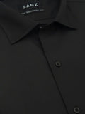 Solid Black Classic Business Shirt - SANZ Australia